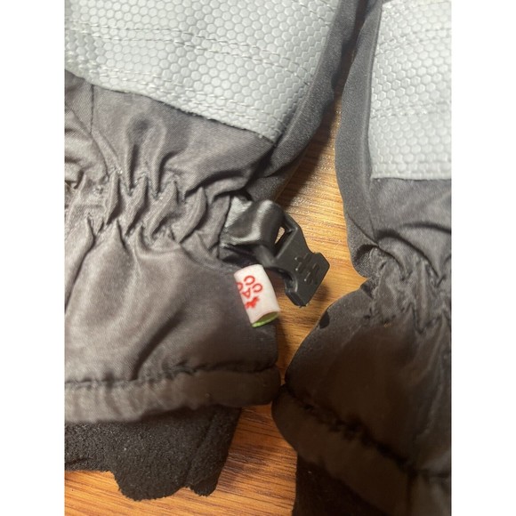 HOT PAWS WINTER INSULATED KIDS GLOVES BLACK Sz 4-6 PRE-OWNED - Picture 3 of 5